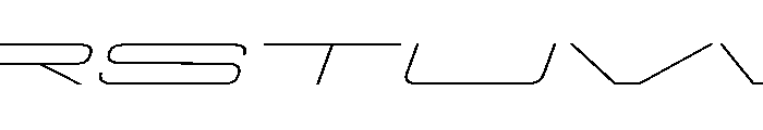 Stardust UltExpThinIta Font UPPERCASE