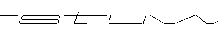 Stardust UltExpThinIta Font LOWERCASE