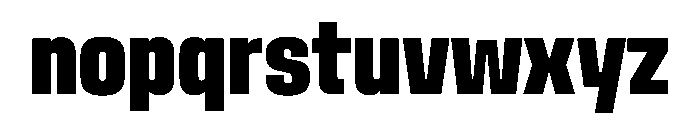 Stardust UltraCondExtBd Font LOWERCASE