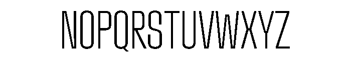 Stardust UltraCondExtLt Font UPPERCASE