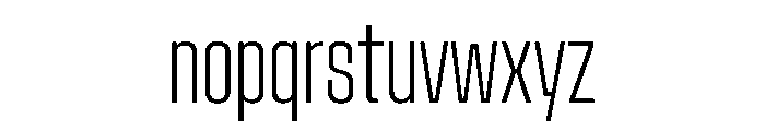 Stardust UltraCondExtLt Font LOWERCASE