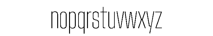 Stardust UltraCondThin 429f5a05 Font LOWERCASE