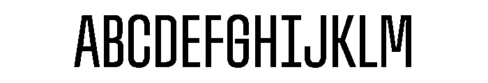 Stardust UltraCondensed Font UPPERCASE