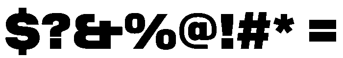 StardustVAR Black Instance Font OTHER CHARS