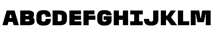 StardustVAR Black Instance Font UPPERCASE