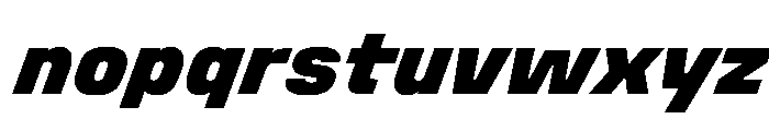 StardustVAR BlackItalic Instance 99d84c90 Font LOWERCASE
