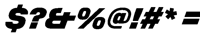 StardustVAR BlackItalic Instance Font OTHER CHARS