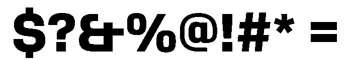 StardustVAR CondensedBold Instance Font OTHER CHARS