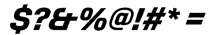StardustVAR CondensedBoldItalic Instance Font OTHER CHARS