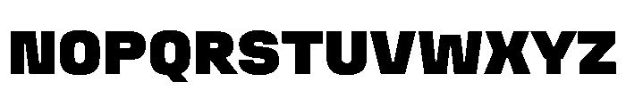 StardustVAR CondensedExtraBlack Instance Font UPPERCASE