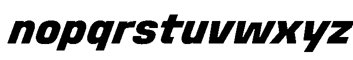 StardustVAR CondensedExtraBoldItalic Instance 678fff90 Font LOWERCASE