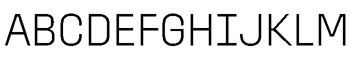 StardustVAR CondensedExtraLight Instance Font UPPERCASE