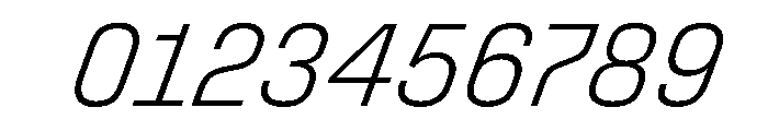 StardustVAR CondensedExtraLightItalic Instance Font OTHER CHARS