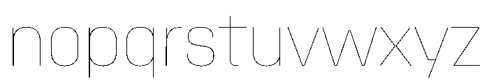 StardustVAR CondensedHairline Instance 0febf65a Font LOWERCASE
