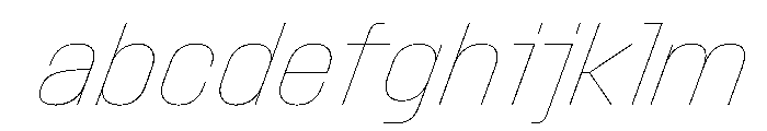 StardustVAR CondensedHairlineItalic Instance 9f2e8710 FONT