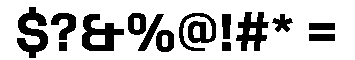 StardustVAR CondensedSemiBold Instance Font OTHER CHARS