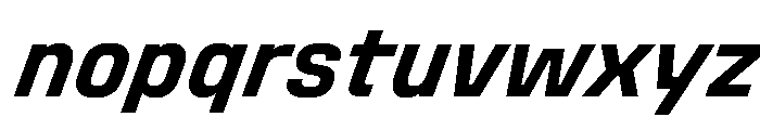 StardustVAR CondensedSemiBoldItalic Instance B9da1726 Font LOWERCASE