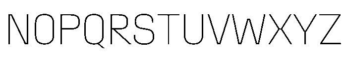 StardustVAR CondensedThin Instance Font UPPERCASE