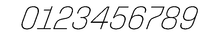 StardustVAR CondensedThinItalic Instance Font OTHER CHARS