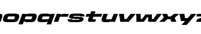 StardustVAR ExpandedBlackItalic Instance 1accce79 Font LOWERCASE