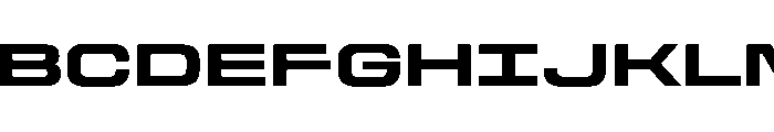 StardustVAR ExpandedBold Instance Font UPPERCASE