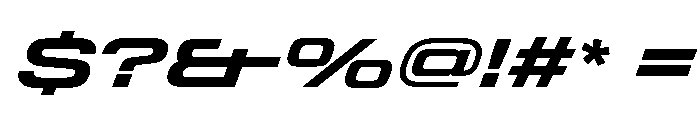 StardustVAR ExpandedBoldItalic Instance Font OTHER CHARS