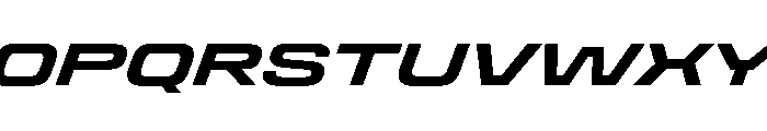 StardustVAR ExpandedBoldItalic Instance Font UPPERCASE