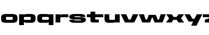 StardustVAR ExpandedExtraBlack Instance Font LOWERCASE