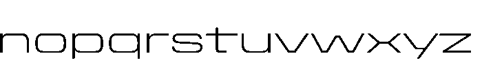 StardustVAR ExpandedExtraLight Instance Font LOWERCASE