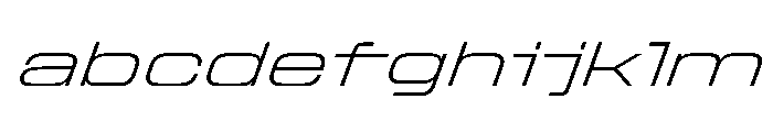 StardustVAR ExpandedExtraLightItalic Instance FONT