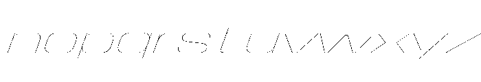 StardustVAR ExpandedHairlineItalic Instance F964eda9 Font LOWERCASE