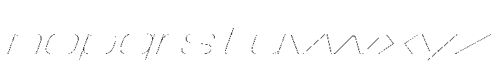 StardustVAR ExpandedHairlineItalic Instance Font LOWERCASE
