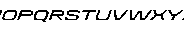 StardustVAR ExpandedMediumItalic Instance Font UPPERCASE