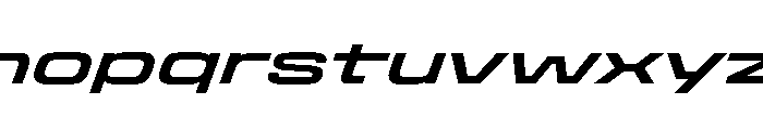 StardustVAR ExpandedSemiBoldItalic Instance A00c5d35 Font LOWERCASE