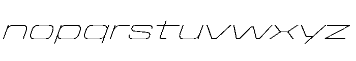 StardustVAR ExpandedThinItalic Instance 746d163f Font LOWERCASE