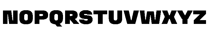 StardustVAR ExtraBlack Instance Font UPPERCASE