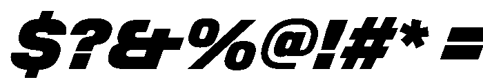 StardustVAR ExtraBlackItalic Instance Font OTHER CHARS