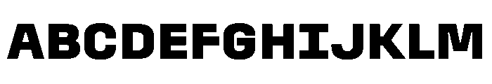 StardustVAR ExtraBold Instance Font UPPERCASE