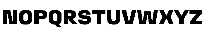 StardustVAR ExtraBold Instance Font UPPERCASE