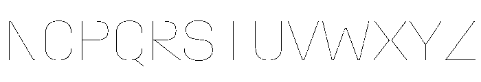 StardustVAR Hairline Instance Font UPPERCASE