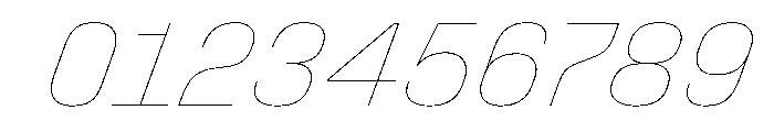 StardustVAR HairlineItalic Instance Font OTHER CHARS