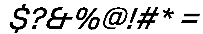 StardustVAR Italic Instance Font OTHER CHARS