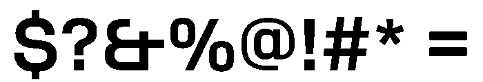 StardustVAR Medium Instance Font OTHER CHARS