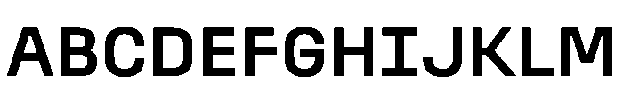 StardustVAR Medium Instance Font UPPERCASE