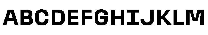 StardustVAR SemiBold Instance Font UPPERCASE
