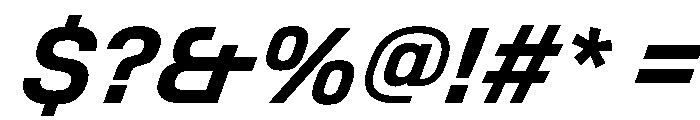 StardustVAR SemiBoldItalic Instance Font OTHER CHARS