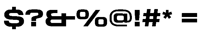 StardustVAR SemiExpandedBold Instance Font OTHER CHARS