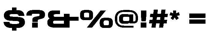 StardustVAR SemiExpandedExtraBold Instance Font OTHER CHARS
