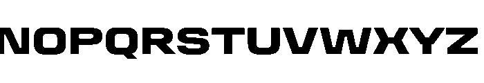 StardustVAR SemiExpandedExtraBold Instance Font UPPERCASE