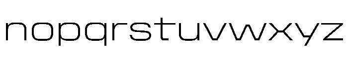 StardustVAR SemiExpandedExtraLight Instance Font LOWERCASE